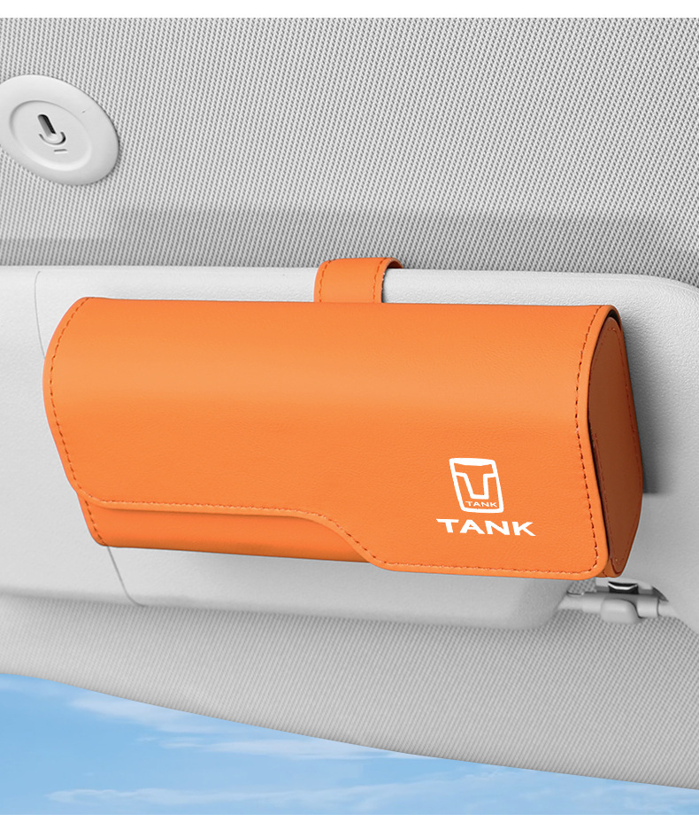 Suitable for Tank 700 500 300 Car Glasses Clip Multi-Functional Storage Glasses Case Car Interior Decoration Supplies
