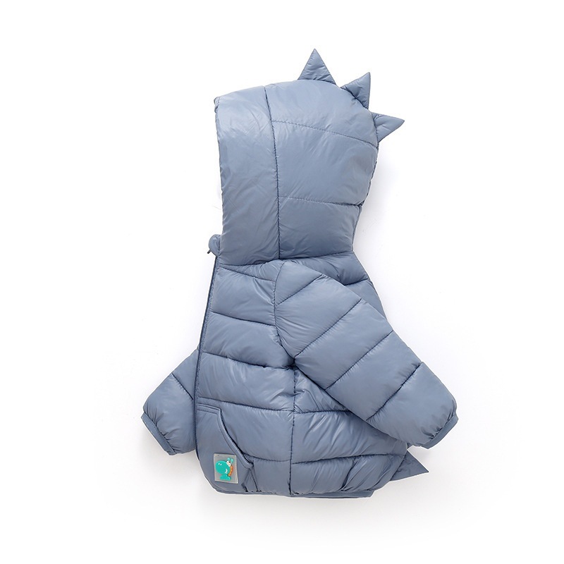 Transfronterizo 2025 otoño y invierno nuevo tipo de dibujos animados niños plumón chaqueta de algodón para hombres y mujeres chaqueta de algodón corta delgada