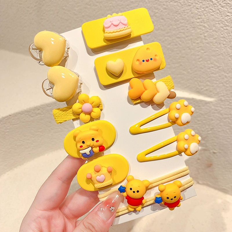 Д Cartoon hairgrip, милая детская заколка для волос, шпильки, клубничка, цветочная