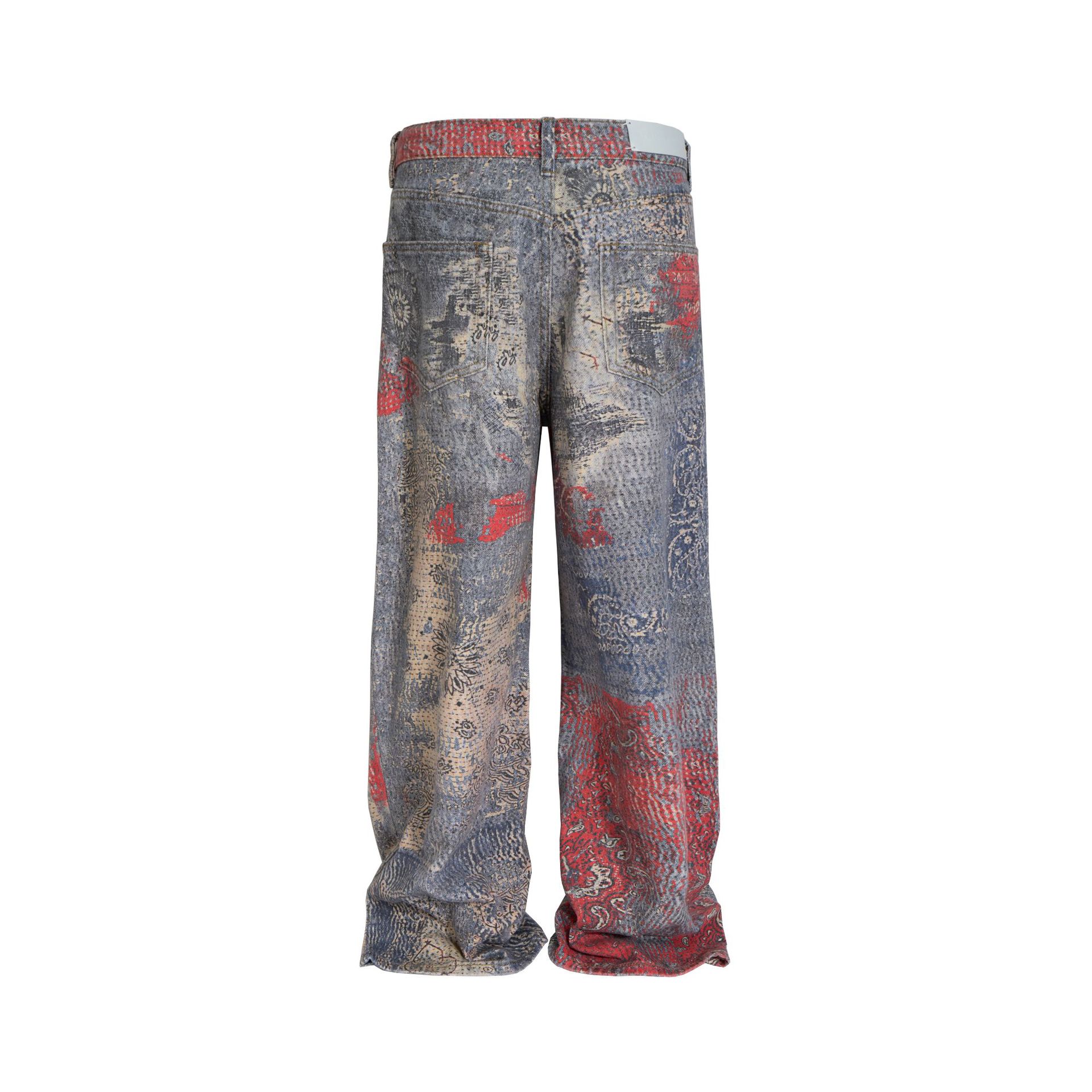 Jeans uomo gamba larga lavaggio effetto 3d vestibilità loose_voghion.com