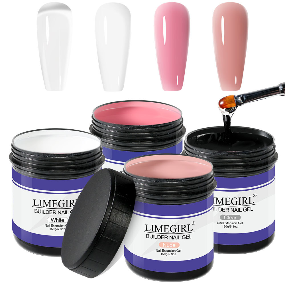 Líquido de extensión de manicuras transfronterizas gran capacidad de manicuras de cristal herramientas de manicuras líquido de extensión conjunto de manicuras tallado tridimensional en stock