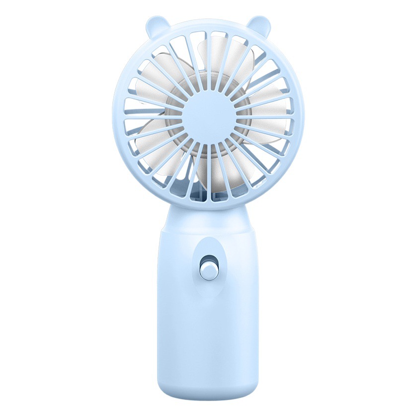 Ventilador de mano pequeño ventilador portátil mini ventilador de bolsillo batería seca lindo ventilador para mascotas regalo logotipo impreso