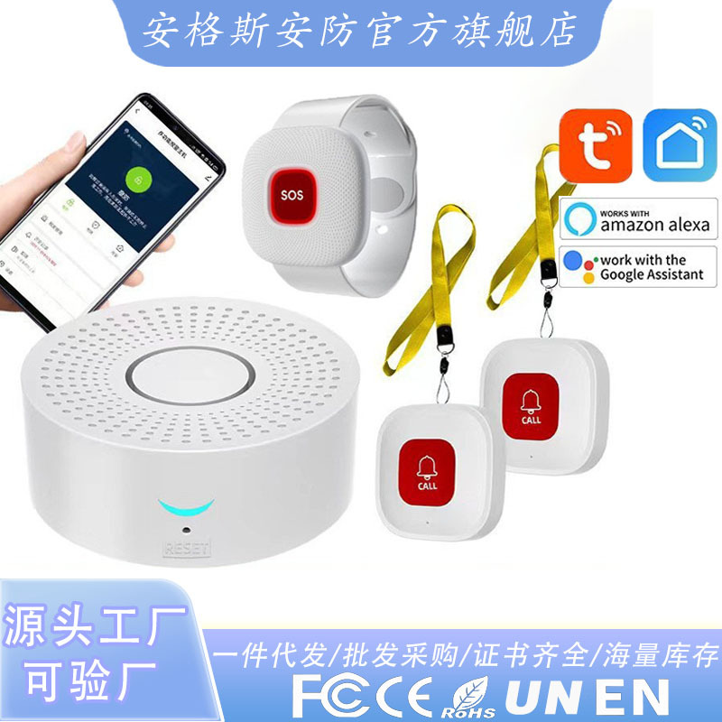 Graffiti Wifi Elderly Pager Host Set Gsm Smart Home Bell Alarm System Anti-Theft Alarm
