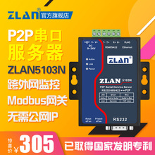 串口服务器RS232/422/485转以太网网口跨网通信传输设备ZLAN5103N