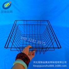 铁艺橱柜拉篮金属网格置物篮抽屉式收纳筐铁丝网储物篮调料陈列框