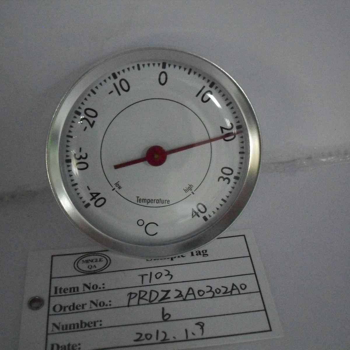 供应明高T103展示柜冷柜冷藏箱冷链运输温度计