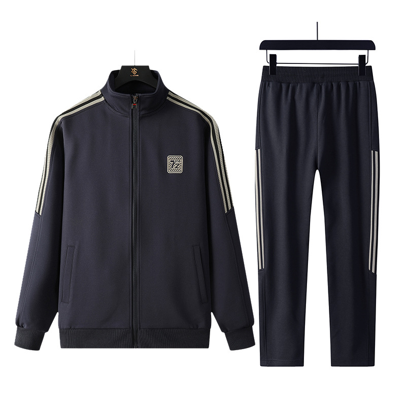 Traje deportivo para Hombre Ropa de primavera y otoño 2023 Nuevo suéter deportivo cardigan de talla grande para hombre traje de primavera y otoño