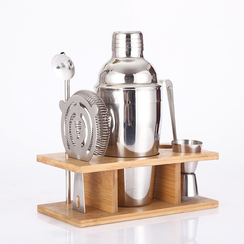 Coctelera de acero inoxidable para bartender, juego de cóctel