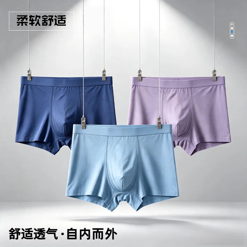 Men's Underwear Modal Underwear Men's Antibacterial Breathable Pure Cotton Crotch 2026 New Men's Boxer Shorts