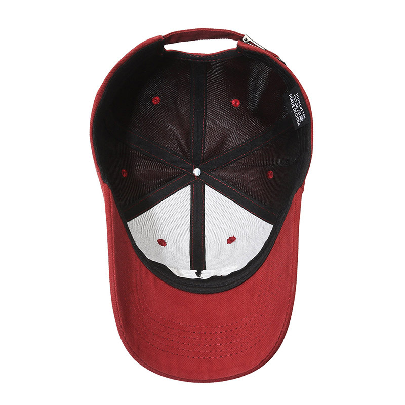 Baseball Cap For Men Embroidered Versatile Curved Brim Design_voghion.com
