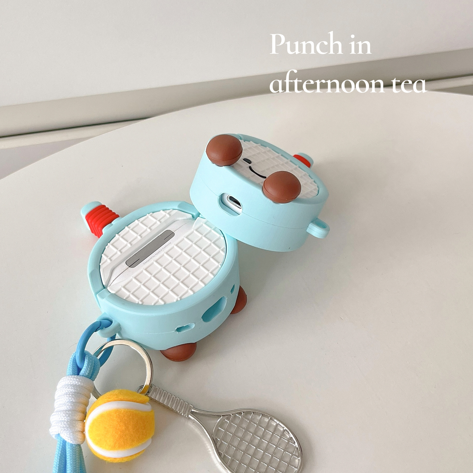 Stůl vhodný pro badmintonovou tenisovou raketu, kryt pro bezdrátová sluchátka Bluetooth 4th Pro, 1./2./3. generace_voghion.com
