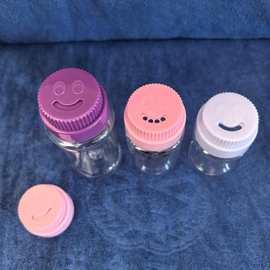 新款旋转笑脸盖50/60/80/90/100/120/150m调料瓶烧烤料椒盐孜然粉