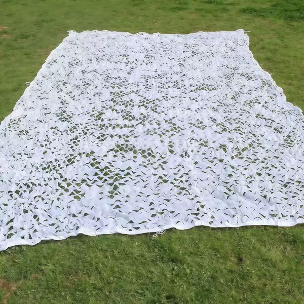 Manufacturer Wholesale White Camouflage Net Jungle Camouflage Net Mountain Greening Anti-Aerial Photography Cover Net Double Layer