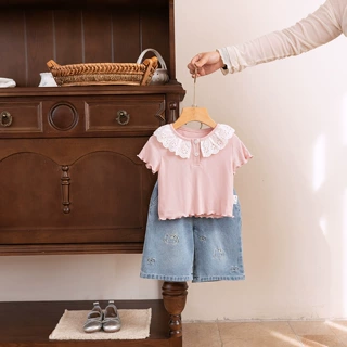 婴儿衣服夏季女宝宝套装新款时尚一岁女婴幼儿夏装薄款洋气两件套