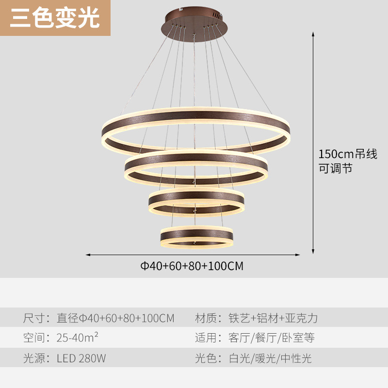 Moderno minimalista Villa vacía sala de estar araña duplex edificio hueco lámpara loft apartamento luz lámparas de aluminio de lujo
