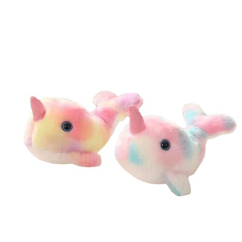 Eight-inch unicorn dolphin plush toy unicorn whale figure toy wedding confetti plush toy figure