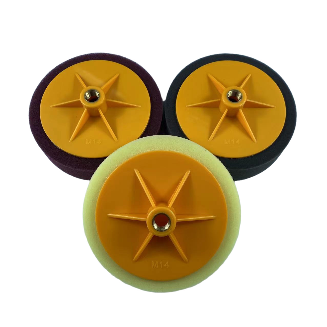 6寸150mmM14M16海绵盘汽车抛光打蜡海绵球抛光轮海绵轮厂家直供