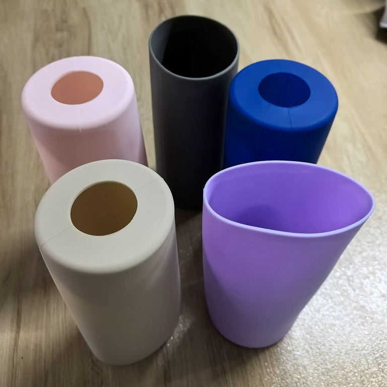 Capacious glass, silicone removable teapot, protective case, anti-scald