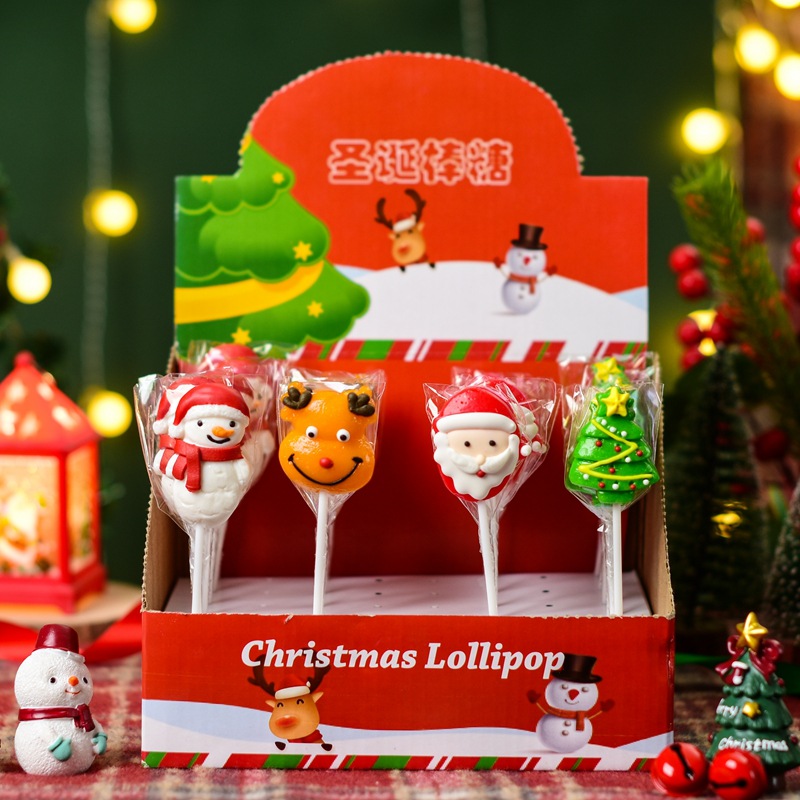 크리스마스 정교한 막대 사탕 [48개입] 박스 포장