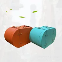 Кофе Zongzi Moon Торт Подарочная Коробка Частная Кожаная Коробка Овальная Портативная Подарочная Коробка Упаковка Красного Вина Новогодняя Подарочная Коробка