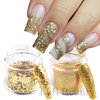 Nail sequins for manicure, suitable for import, new collection, 10g