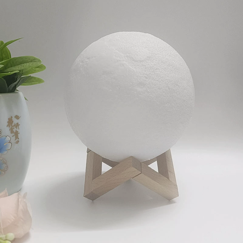 Креативная луна, ночник для кровати, расписной фонарь для друга, 3D, подарок на день рождения