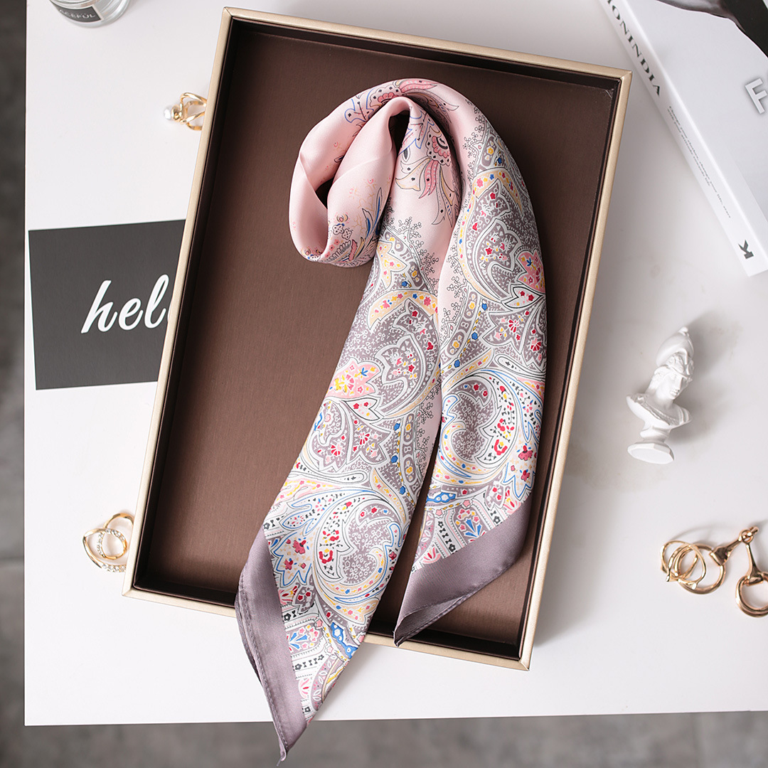 Diadema versátil coreana para mujer, seda nueva cuadrada pequeña de 70cm, estilo fino de primavera y otoño, combinado con moda decorativa_voghion.com