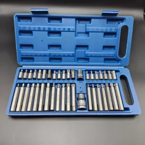 Auto Repair Tool Set, Bit Set, Star Bit, Plum Blossom Combination, 40 Spline Piece Set, Flower-Shaped Wrench, Inner Hexagon
