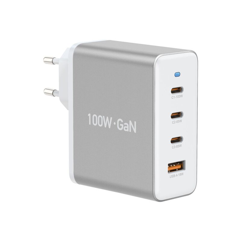 Universal Compatibility Compact Portable Type C Fast Charging Pd100W Gan Wall Charger