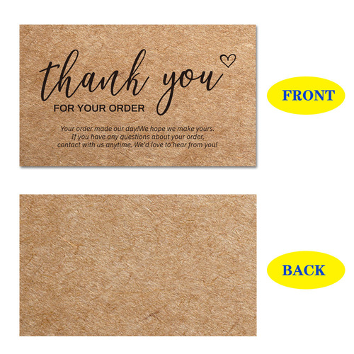50 sheets/pack thank you for purchasing commercial decorative stickers label cards