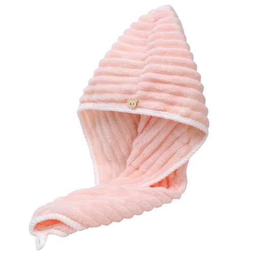 Thickened Ultra-absorbent Quick-dry Head Cover Towel for Women, 2024 New Double-layer Shower Cap