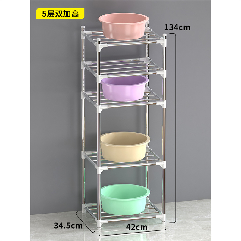 Estante Organizador de Lavabos de Acero Inoxidable Multicapa para Baño image 21