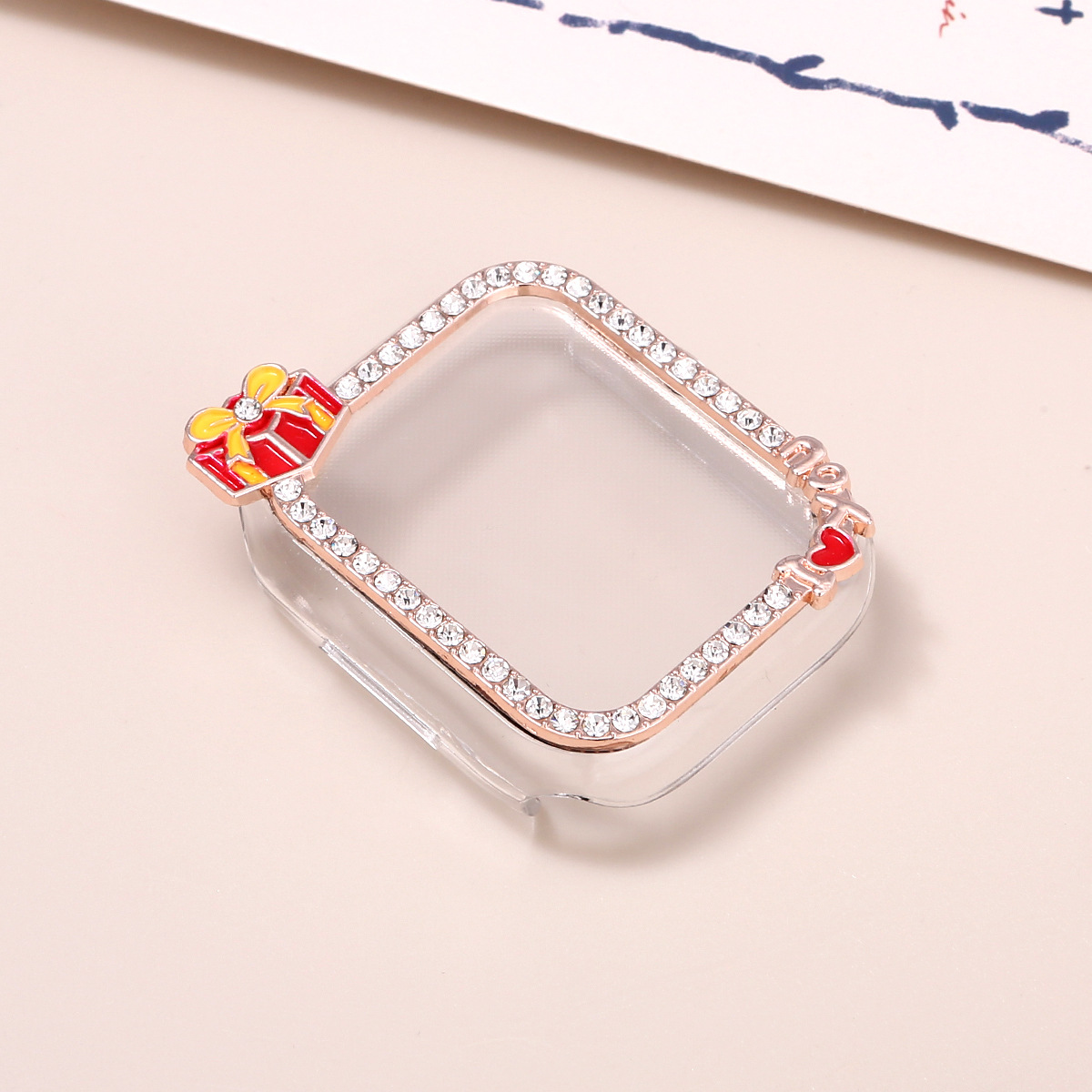 Diamond Metal Watch Strap For Apple Watch Series Se 5 6 7 8 9 Gift Box_voghion.com