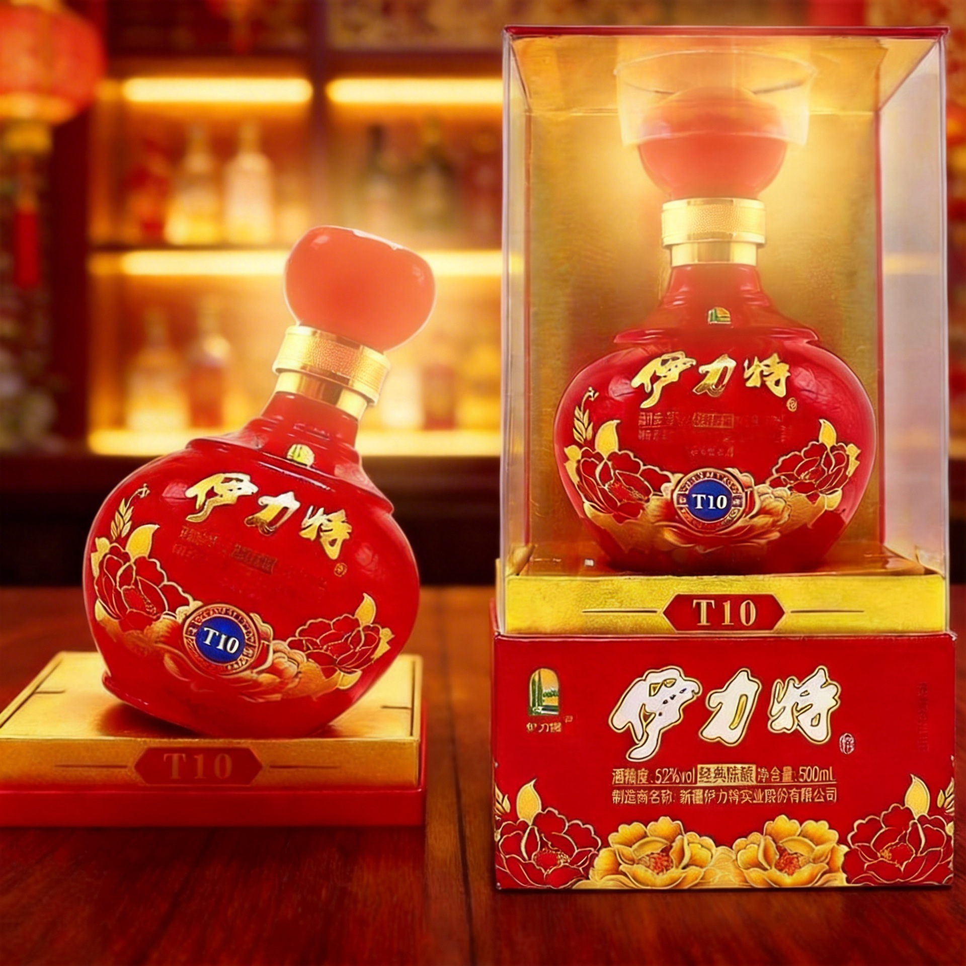 新疆白酒伊犁特52度经典陈駺绵柔型粮食酒整箱装500ml*6纯装正品