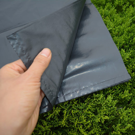 Extra thick seafood bag aquatic bag black plastic vest handbag hardware packaging bag selling fish bag thickened garbage bag