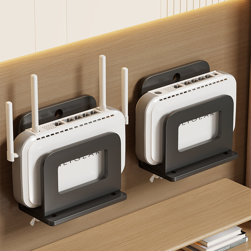 Estante de Almacenamiento para Router y Decodificador, Retráctil, Sin Perforación, para Pared