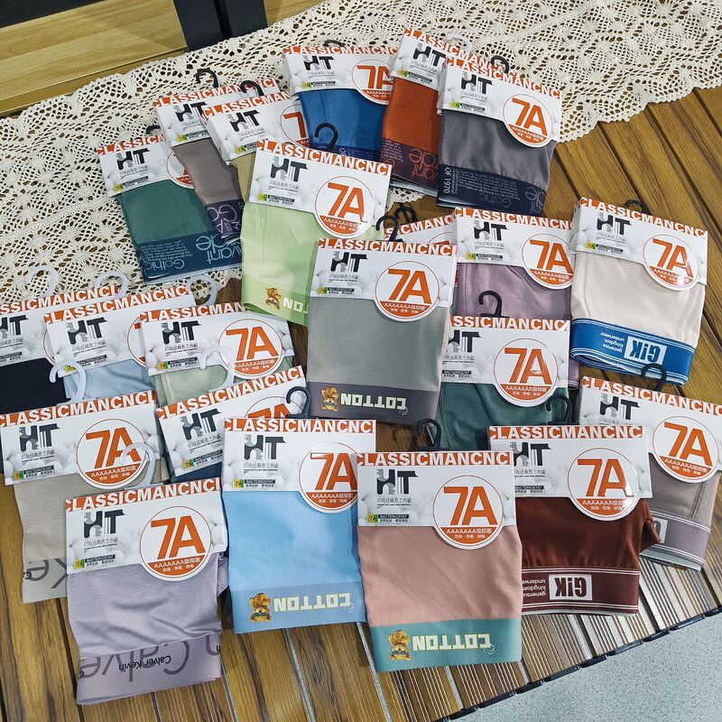 Special Offer Special Price Pure Cotton Series Men's Underwear Boxer Briefs Men's Seamless Boxer Briefs Antibacterial Cotton