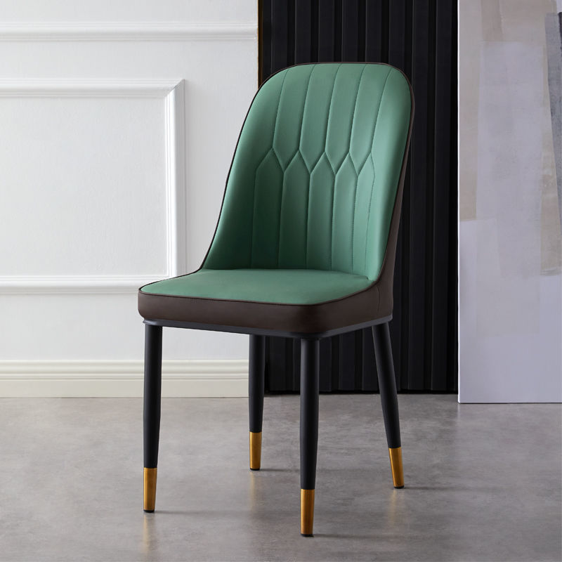 그린 브라운 강화 긁힘 방지 가죽 + 골드 다리