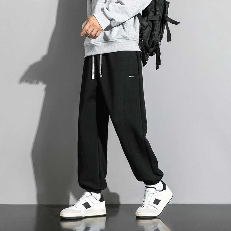 Брюки для брюк мужской летний новый девятиочковый спортивный штаны мужской подросток модный бренд красивые брюки для мальчиков повседневные брюки