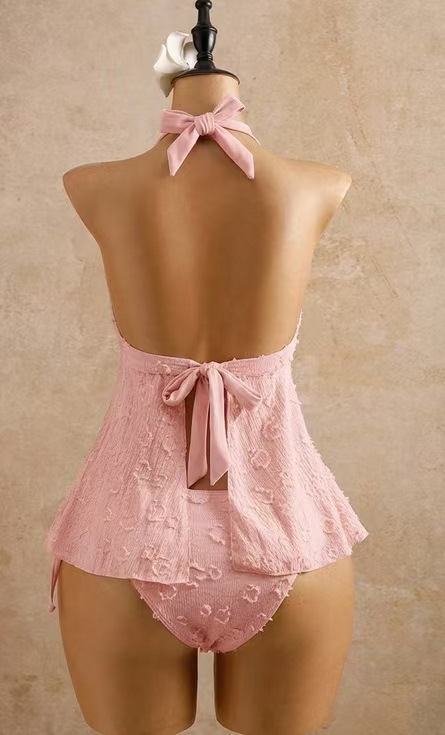 Damen Bikini Set Badeanzug Mit Neckholder Für Den Urlaub Strand_voghion.com