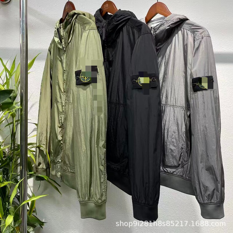 Stone25Fw trendy brand Stone new outdoor breathable lightweight versatile hooded jacket unisex jacket for men Stone25Fw trendy brand Stone new outdoor breathable lightweight versatile hooded jacket unisex jacket for men