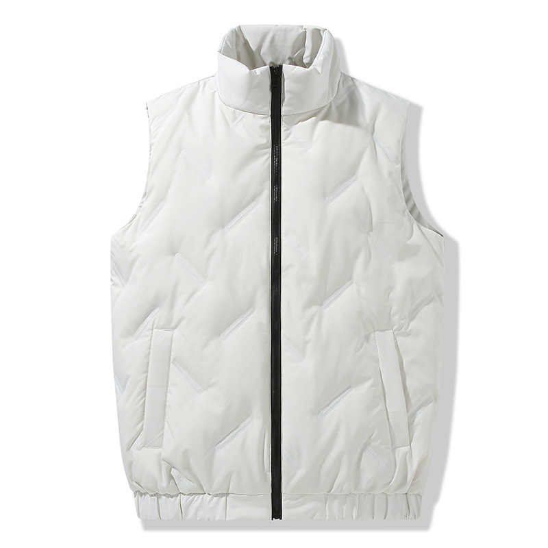 Deportes al aire libre chaleco de hombro blanco de camiseta transfronterizo ligero sin mangas chaleco de pluma herramienta chaleco de pluma personalizado para hombres image 7