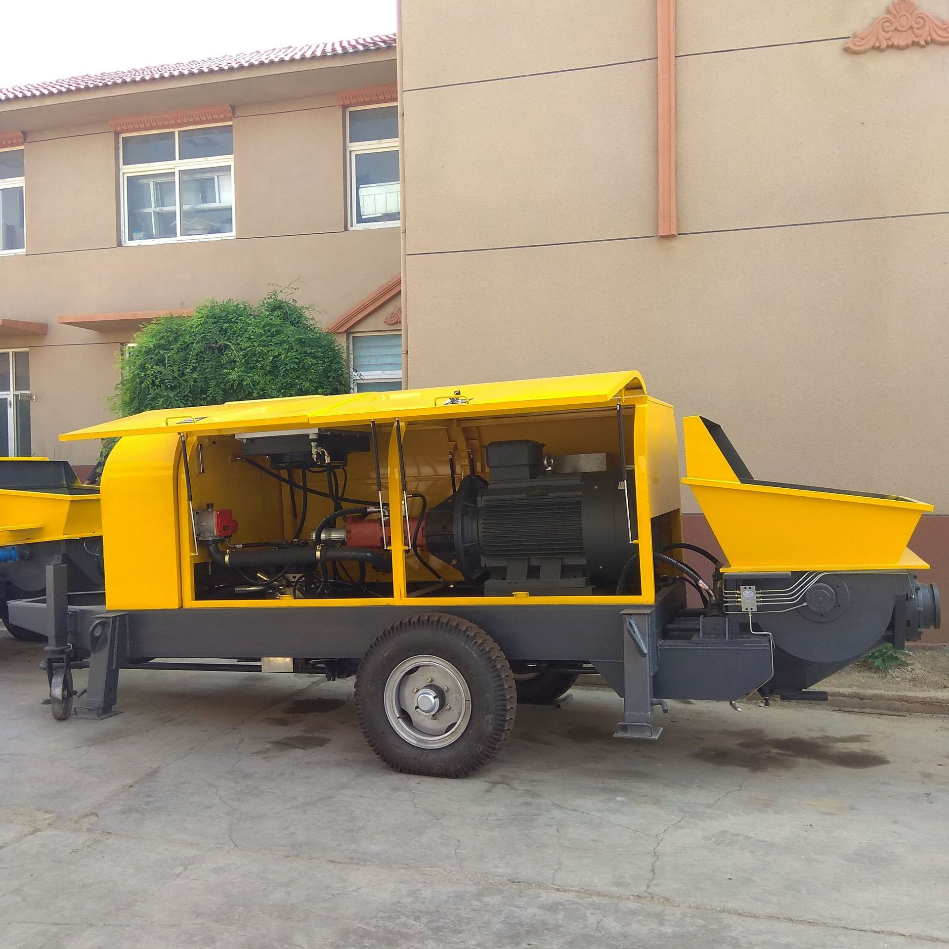 型号HBT60混凝土地泵 混凝土泵机 601375拖泵 电动拖泵60搅拌车