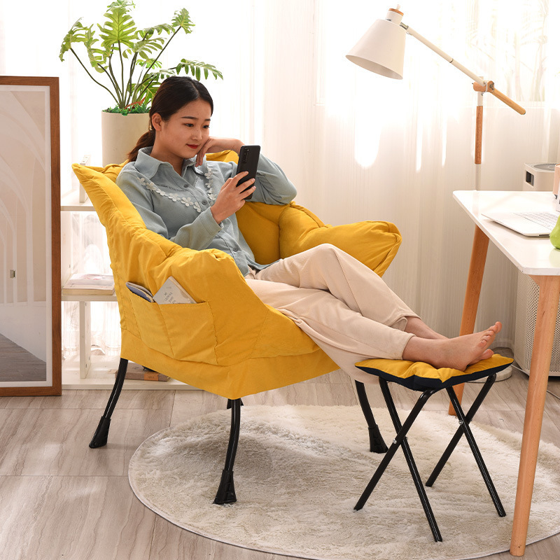 Lazy Sofa Single Sofa Chair Dormitory Lazy Chair Computer Chair Home Bedroom Balcony Recliner Girl Makeup Chair