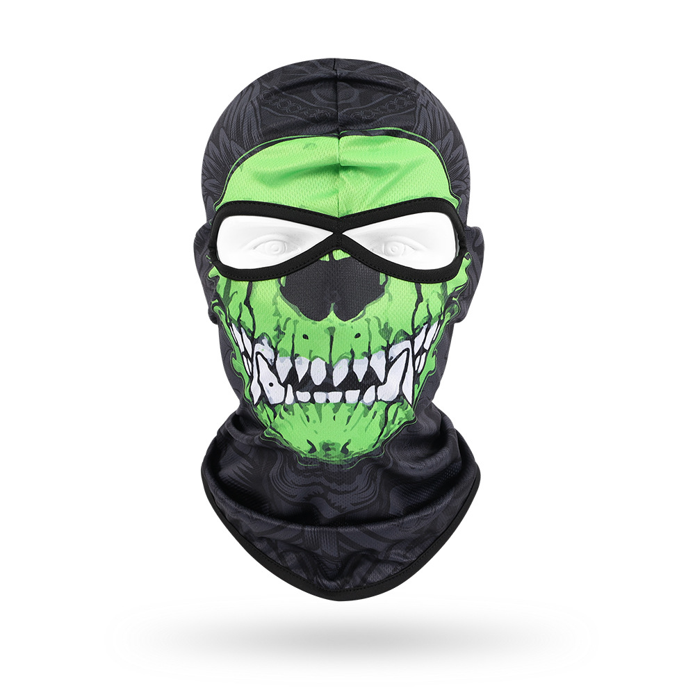 Motocicleta bicicleta equipo sudor absorbente transpirable cráneo cubierta deportes al aire libre collar ciclismo pesca máscara de protección solar