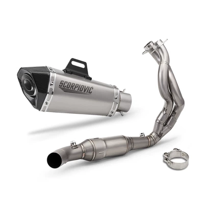 Motorcycle exhaust pipe — ER6N front end muffler
