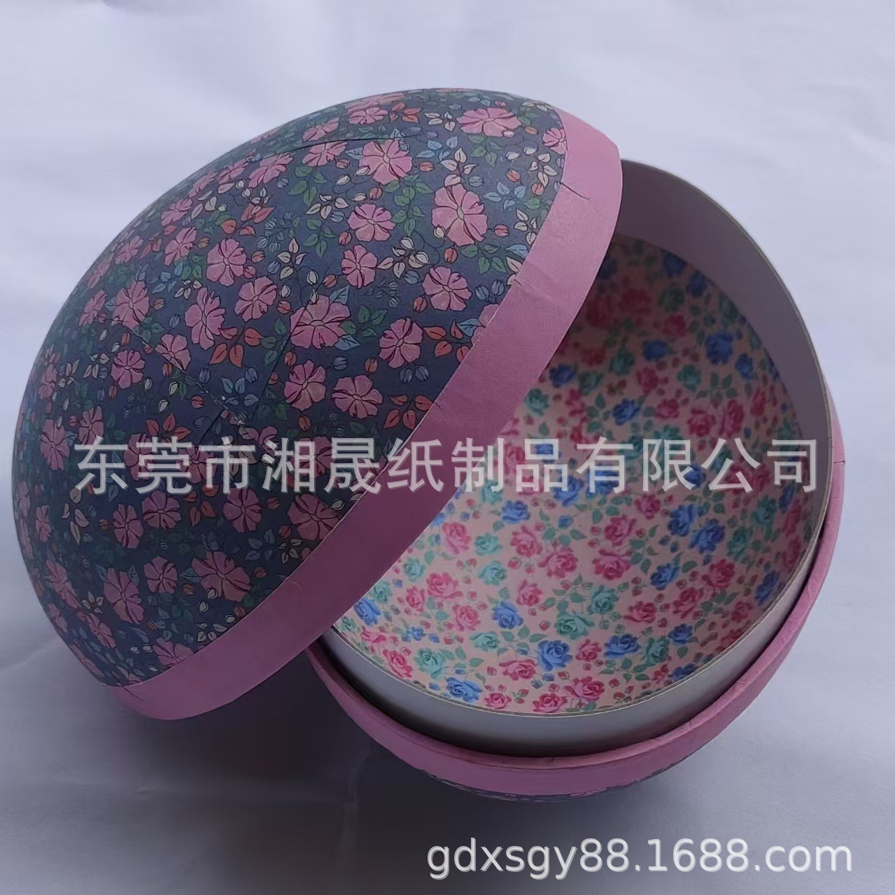 纸浆开口复活节彩蛋 纸制包装盒 家居装饰工艺品 巧克力收纳盒