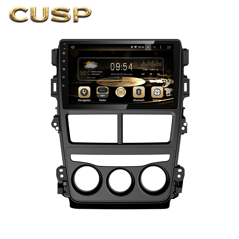 跨境 9寸适用丰田新威驰/雅力士 致炫 2017- 多功能车载导航仪GPS