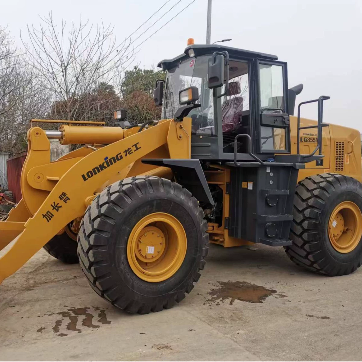 Б/у погрузчик Lonking 50, фронтальный, для личного использования, без посредника, модифицированный для эффективной работы.