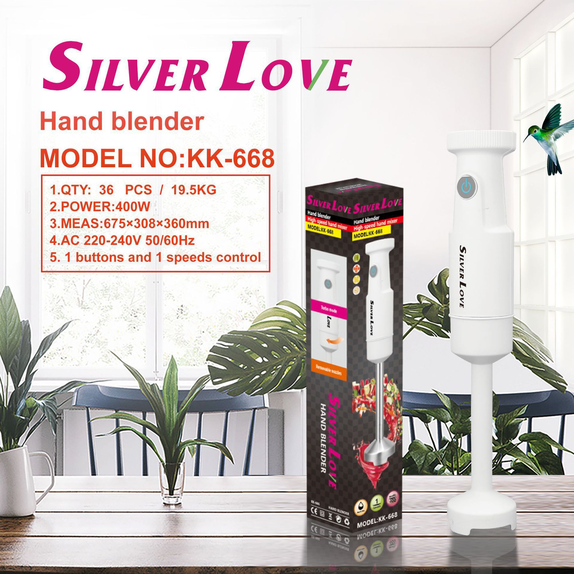 Cross-Border Wholesale Food Supplement Cooking Stick Handheld Electric Baking Household Commercial Mixer for Pureeing Meat and Juicing